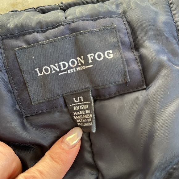 London Fog snow pant navy. - Picture 2 of 3